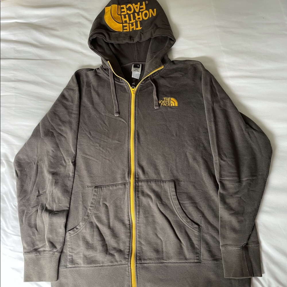 The North Face Men’s Gray Zip Hoodie